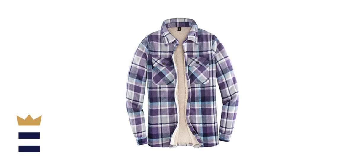 ThCresa sherpa lined flannel