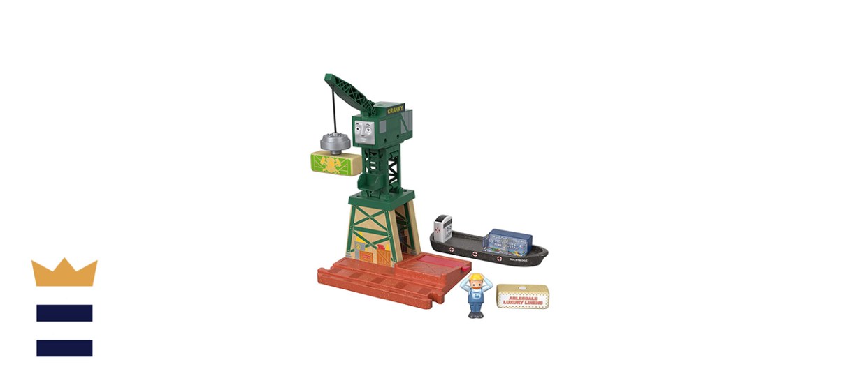 Thomas &amp; Friends Wood Toys: Cranky at the Docks