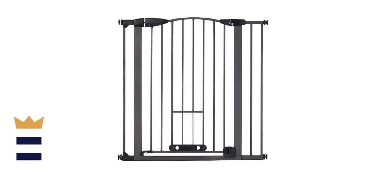 Top Paw Arched Walk-Through Pet Gate