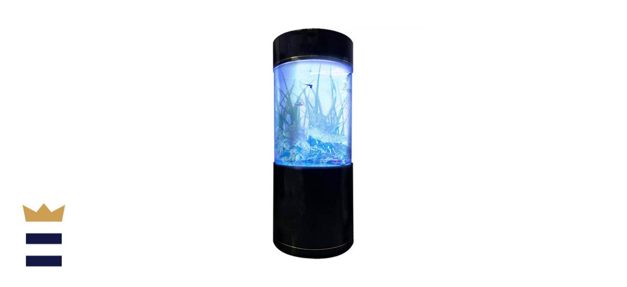 Tucker Murphy Pet Ezell 53-Gallon Column Aquarium Tank