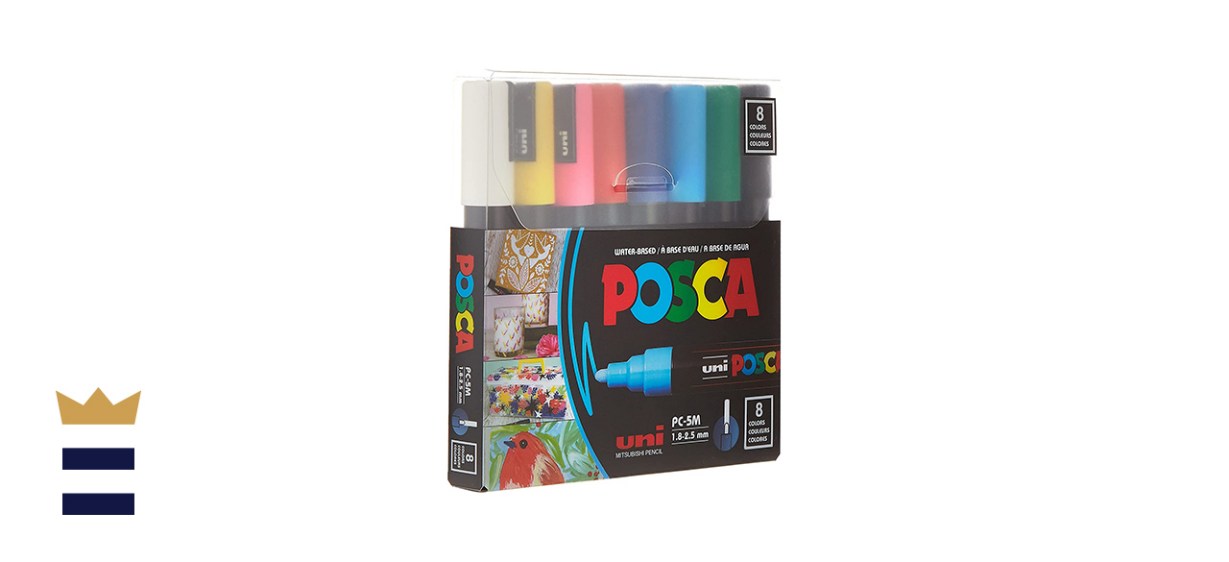 Uni Posca 8-Color Paint Marker Set