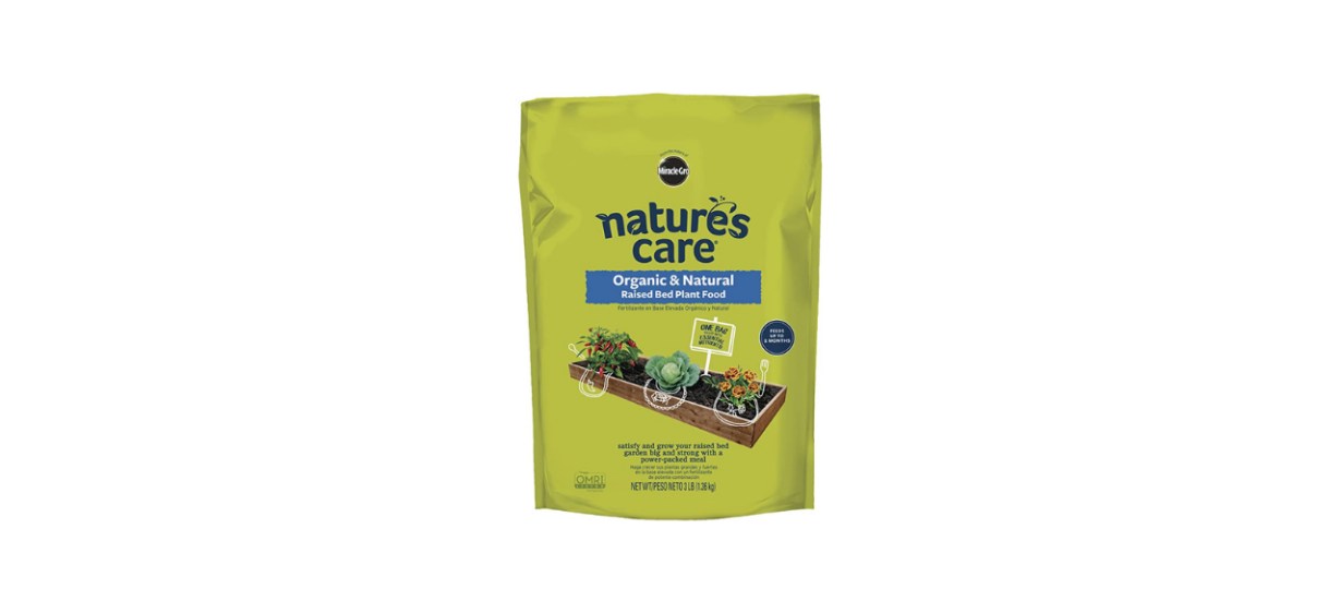 Miracle-Gro Nature's Care Organic &amp; Natural Raised Bed Plant Food
