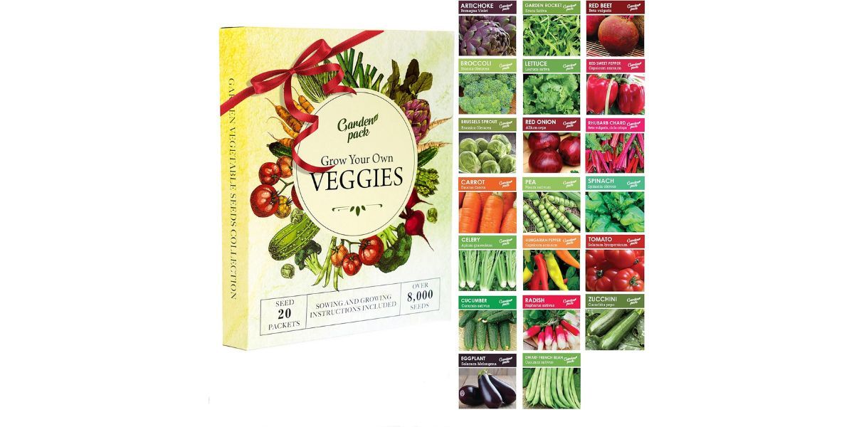 Garden Pack 20 Vegetable Seed Varieties