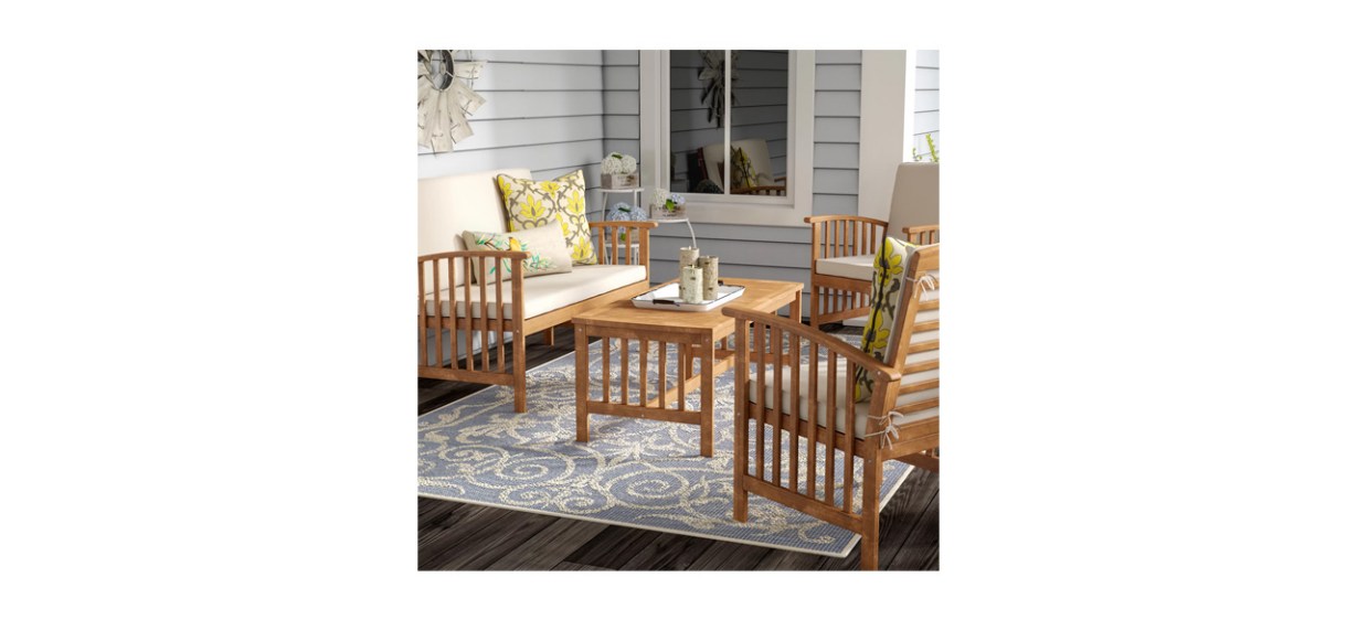 Best Beachcrest Home Delosreyes 4-Person Outdoor Seating Group Best Beachcrest Home Delosreyes 4-Person Outdoor Seating Group