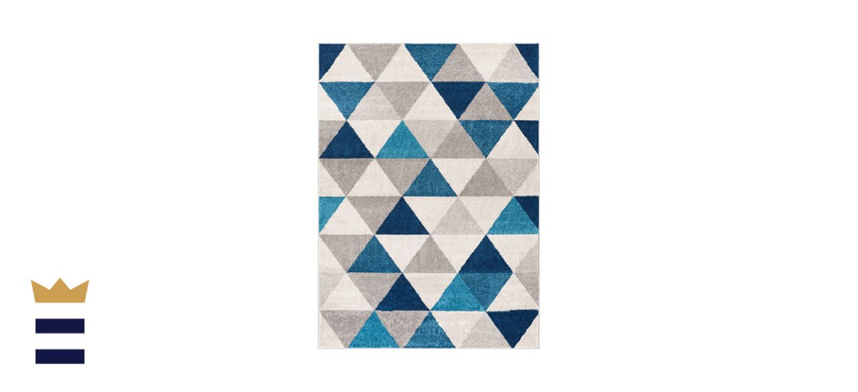 Well Woven Mystic Geometric Gray Area Rug