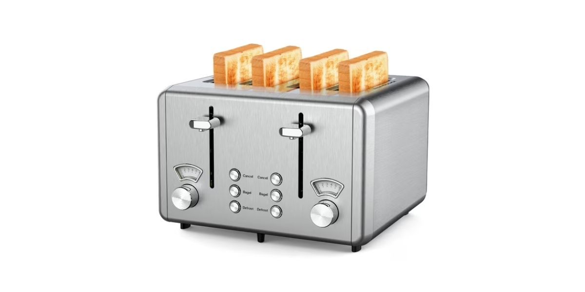 WHALL 4 Slice Toaster