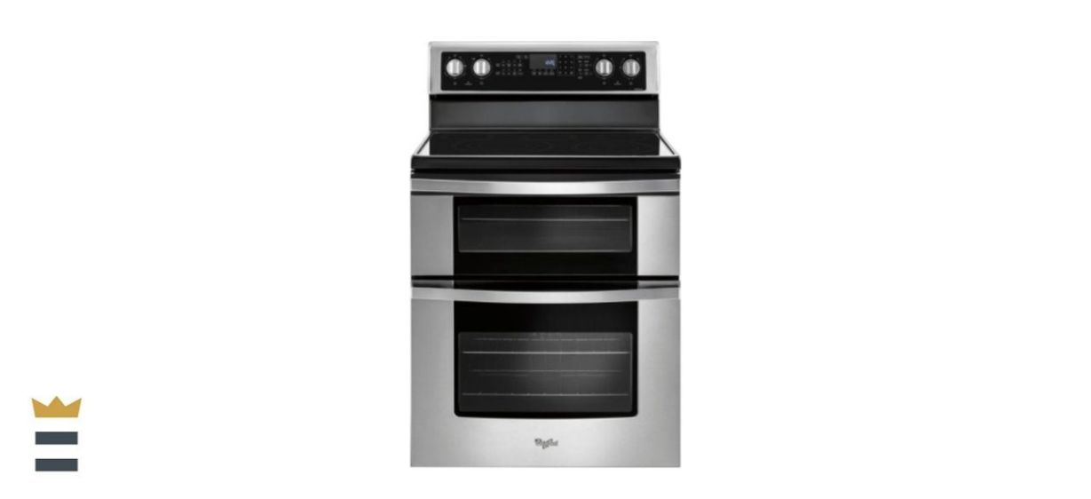 Whirlpool 6.7-Cubic Foot Double Oven Electric Range with True Convection