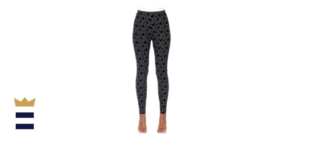 White Mark Womens Super Soft Printed Leggings