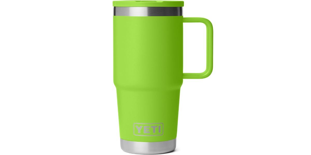 YETI Rambler 20 oz Travel Mug with Flip Straw Lid