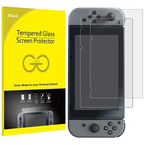 JETech Nintendo Switch Tempered Glass Screen Protector, 2-pack