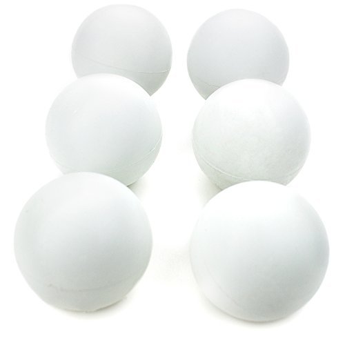 Crown Sporting Goods White Lacrosse Balls, Set of 6