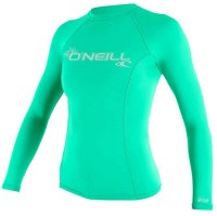 O'Neill Women's Basic Skins UPF 50+ Long-Sleeve Rash Guard