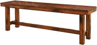 Walker Edison Solid Wood Dark Oak Dining Bench