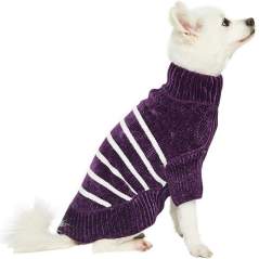 Blueberry Pet Classy Striped Dog Sweater