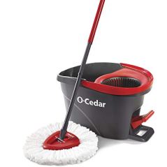 O-Cedar EasyWring Microfiber Spin Mop and Bucket Floor Cleaning System