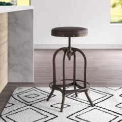 17 Stories  Stool With Metal Frame