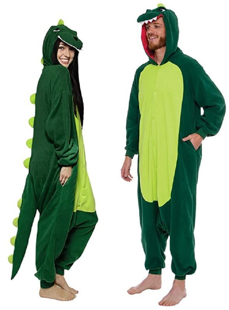 Silver Lilly Reptile One-Piece Pajama