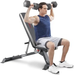 Marcy Adjustable Utility Bench for Home Gym Workout SB-670