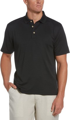 Cubavera Men's Essential Textured Performance Polo