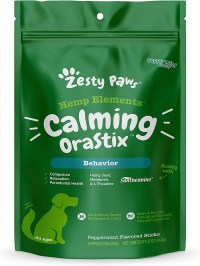 Zesty Paws Calming Dental Sticks for Dogs