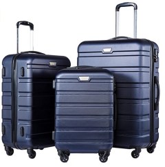 Coolife 3-Piece Luggage Set