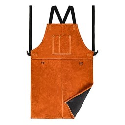 LEASEEK Leather Welding Work Apron