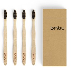 bmbu Toothbrush with Activated Charcoal-Infused Bristles