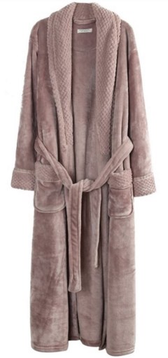 Richie House Women's Plush Soft Warm Fleece Bathrobe