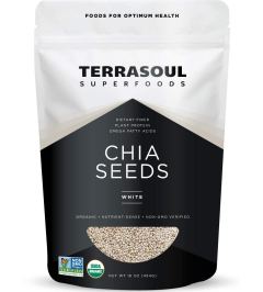 Terrasoul Superfoods Organic White Chia Seeds