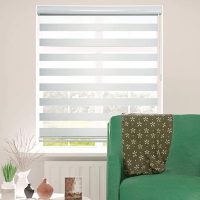 ShadesU Dual Layer Zebra Roller Sheer Shades