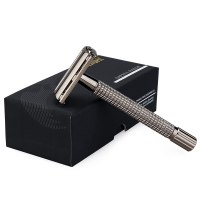 Weishi Nostalgic Long Handle Butterfly Open Double Edge Safety Razor