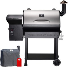 Z GRILLS Wood Pellet Smoker Grill 8-in-1