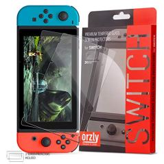 ORZLY Nintendo Switch Tempered Glass Screen Protectors, 2-pack