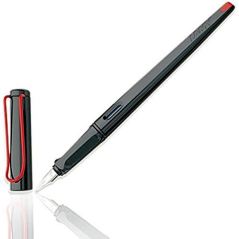 Lamy Joy Black and Red Calligraphy Fountain Pen, 1.5 mm Nib