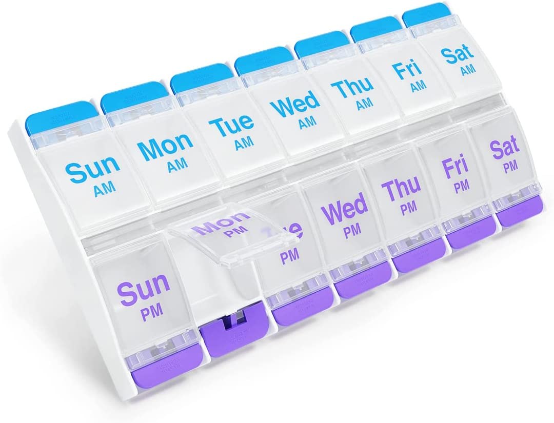 EZY DOSE Push-Button Pill Organizer