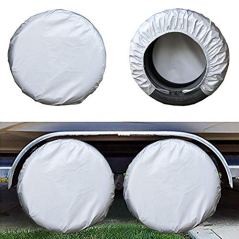 Kayme Set of 4 Waterproof RV Wheel & Tire Covers