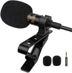 PoP Voice Professional Lavalier Lapel Microphone