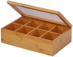 Oceanstar Bamboo Tea Box