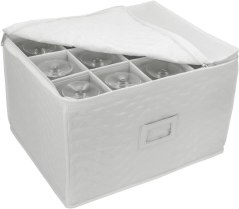 Sorbus Stemware Storage Chest