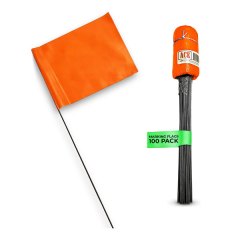 ACE Supply Store Fluorescent Orange Marking Flags