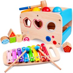 rolimate Hammering Pounding Wooden Educational Toy