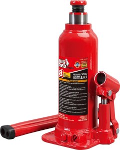 BIG RED Hydraulic Bottle Jack - 8 Ton Capacity