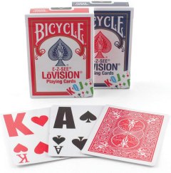 Bicycle E-Z See LoVision Playing Card Deck