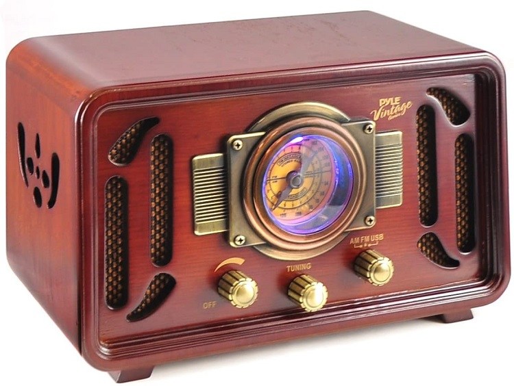 Pyle Vintage Retro Classic Style Bluetooth Radio Sound System