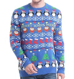 *daisyboutique* Men's Christmas Decorations Ugly Pullover Sweater