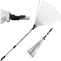 Tabor Tools Telescopic Metal Rake