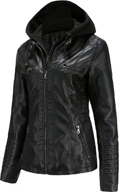 Tagoo Faux Leather Jacket