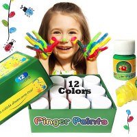 Happlee Washable Finger Paint for Kids