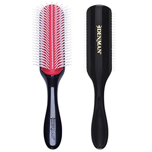 Denman Classic 9-Row Rubber Pad Styling Hair Brush