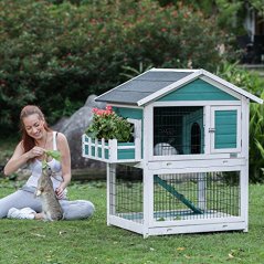 Petsfit Outdoor Rabbit Hutch